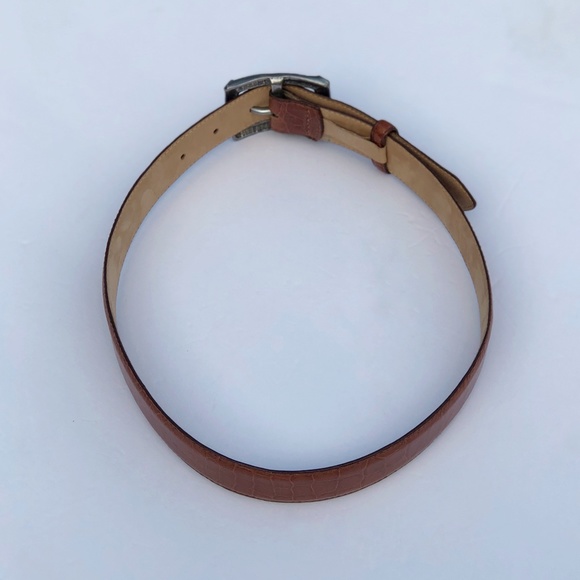 Cipriani Collection Brown Italian Alligator Belt S main image 6